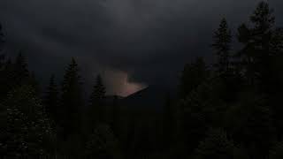 Lost in the Mountain Woods | Camping in a Storm | Distant Thunder & Dark Forest Ambience | 3 Hours