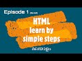 HTML Malayalam Tutorial for Beginners : Learn html,body,h1,p Tags by Simple Steps | Part 1(Revisit)