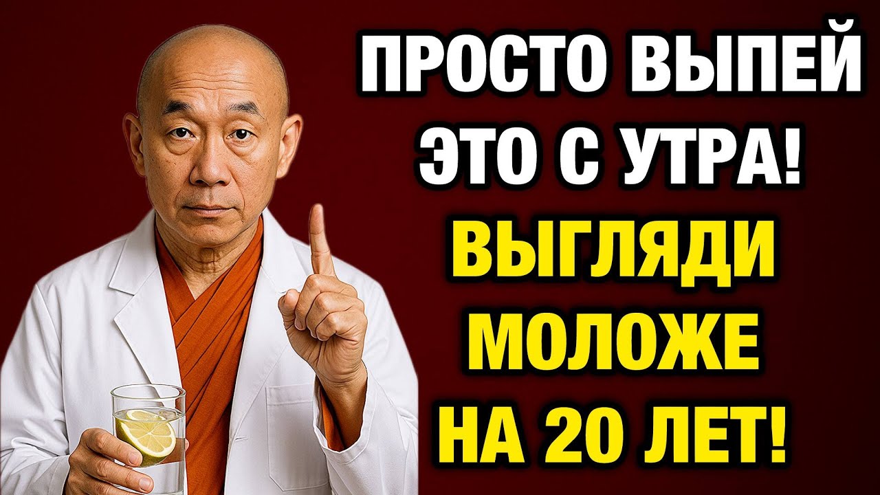 Буддийская тайна молодости: выпейте это утром — и морщины исчезнут!