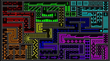 The Colorful Labyrinth Race! - Marble Race In Algodoo