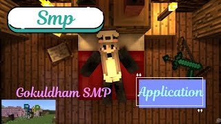 Gokuldham SMP application||#gokuldhamsmp @shivaniplayz009 ||Smp application