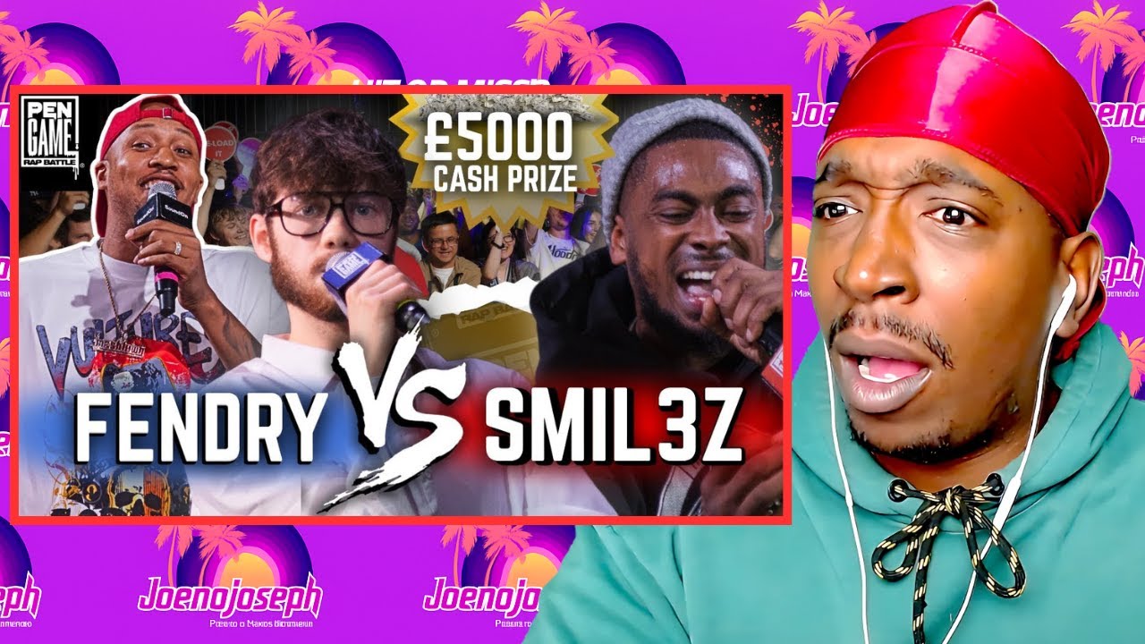 FENDRY против SMIL3Z | PenGame Rap Battle 2025 (AMERICAN REACTS)