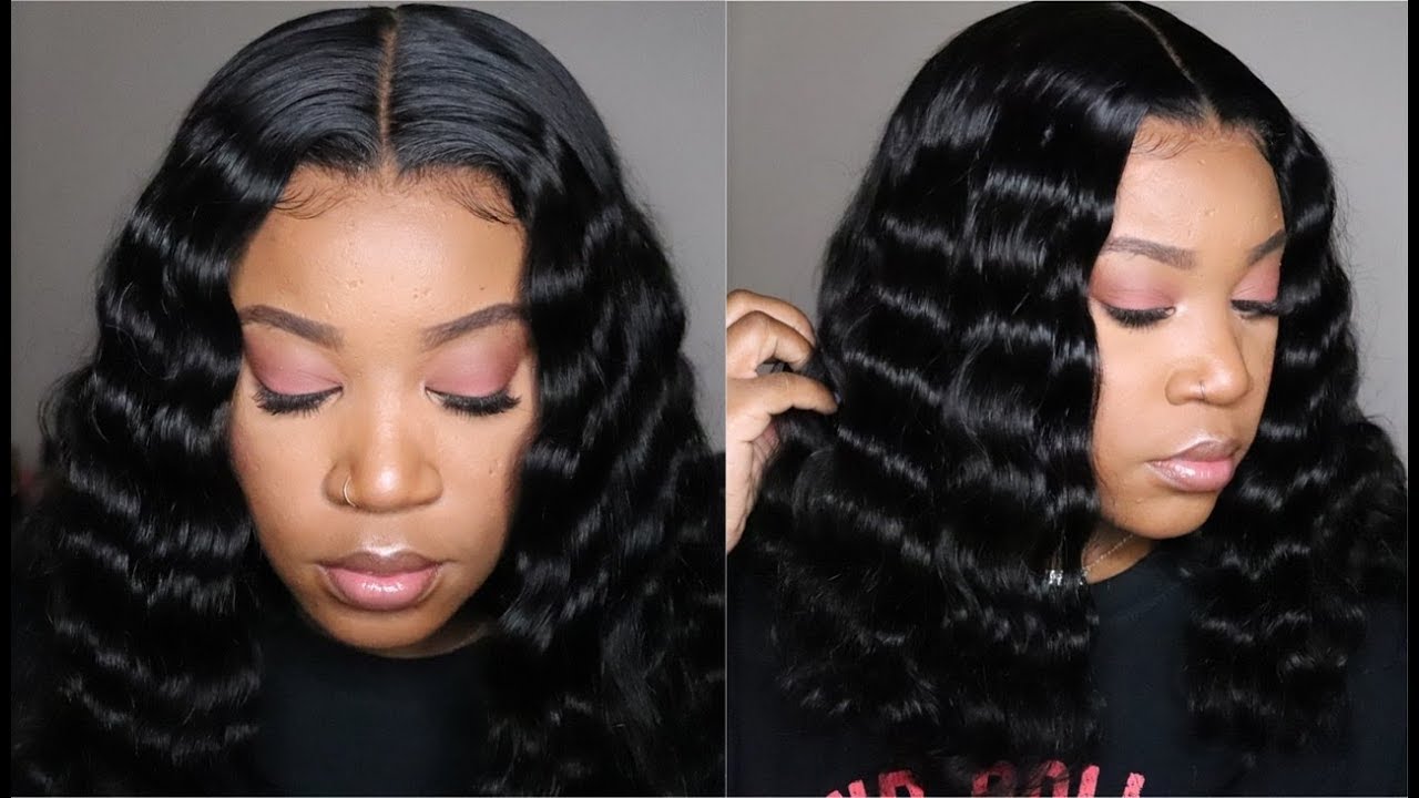 Super Natural Undetectable Hd Lace Easy Crimped Deep Waves
