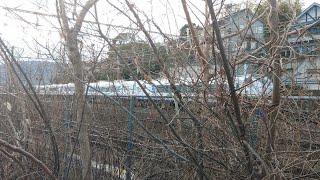 【2024/01/26 15:57･JR京都線を走る281系+271系】特急はるか32号(8132M･関西空港→京都) 山崎駅付近にて