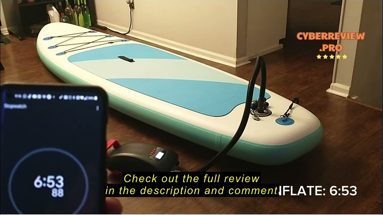 Review Swonder Seawolf Paddle Board Pump w/ 9000mAh Battery Powered, 2X Faster 20 PSI SUP Electric A