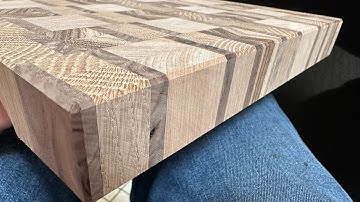 Making End Grain Cutting Boards: Chamfering the Edges