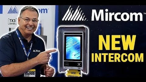 Mircom TX3-T10 | New Touchscreen Video Intercom Showcased at Security Canada 2025