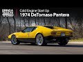 1974 detomaso pantera cold engine start up  bring a trailer