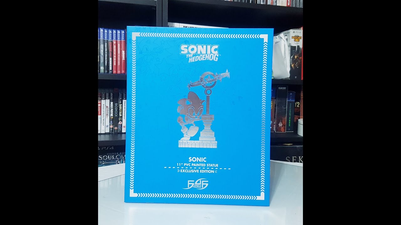 Sonic The Hedgehog Exclusive Edition Pvc Statue First 4 Figures unboxing