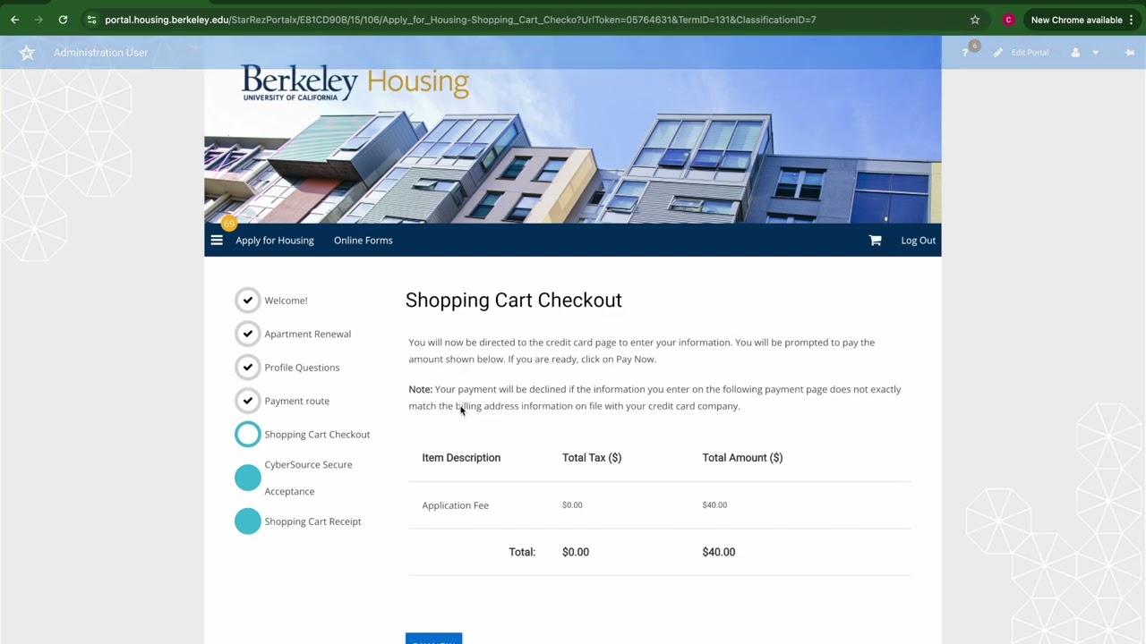 UC Berkeley Housing: Graduate Housing Renewal Instructions | How-To-Renew for Graduate Housing