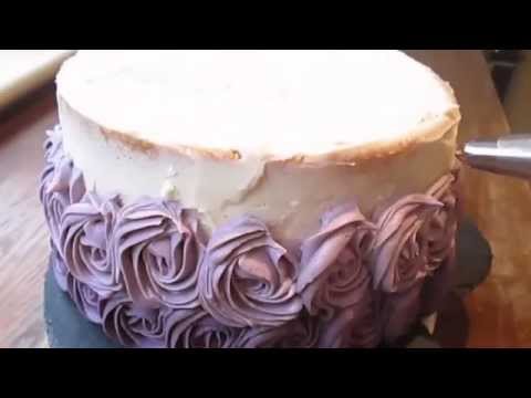 Как сделать розы на торте