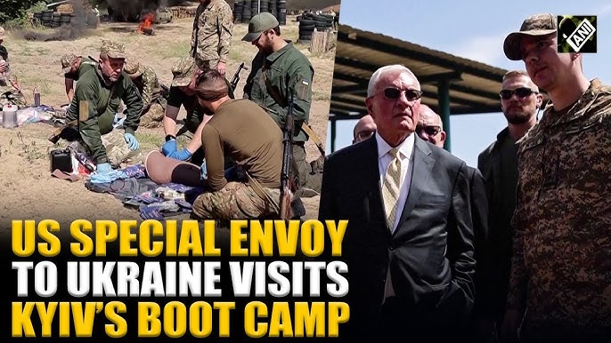 US Special envoy to Ukraine Kellogg visits Kyiv’s military training grounds  | Russia Ukraine War