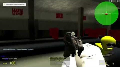 Traffic cones, they kill! ~ Gmod Trash Compactor ~