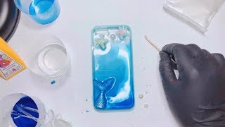 ♡ How to make a ocean phone case ♡ Tutorial ♡ Watch me decoden