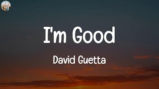David Guetta - I'm Good (Blue) (Lyrics) | And wherever it takes me, I'm down for the ride