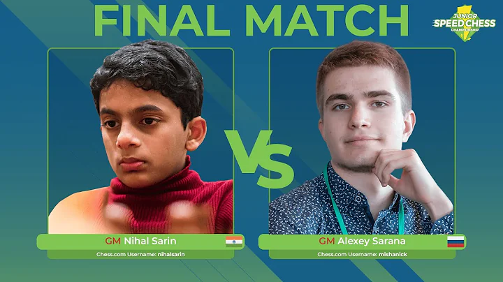 GM Nihal Sarin vs GM Alexey Sarana | Junior Speed ...