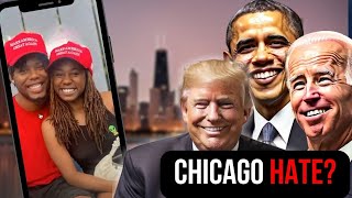 Young Black Couple Wear MAGA Hats In Chicago What Happens Next is Crazy!