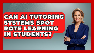 Can AI Tutoring Systems Spot Rote Learning In Students? - Safe AI for The Classroom