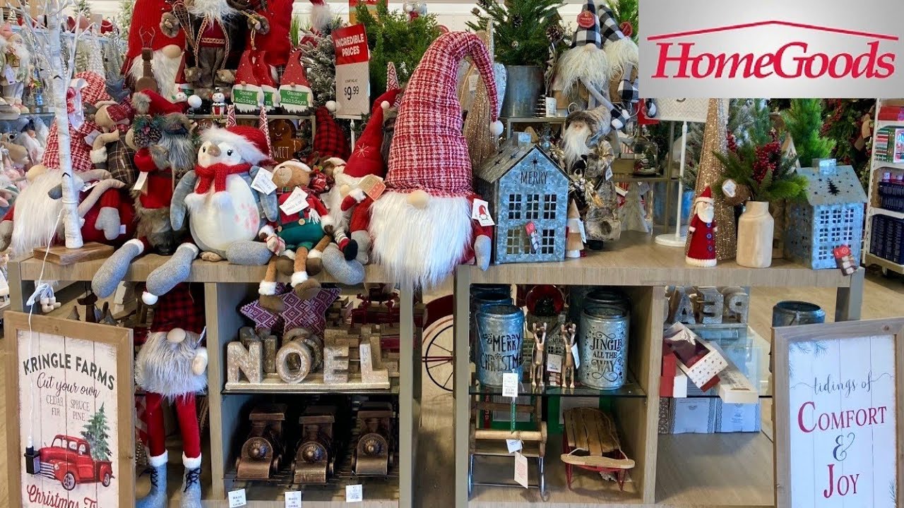 HOMEGOODS CHRISTMAS DECORATIONS CHRISTMAS TREES HOME DECOR SHOP WITH ME