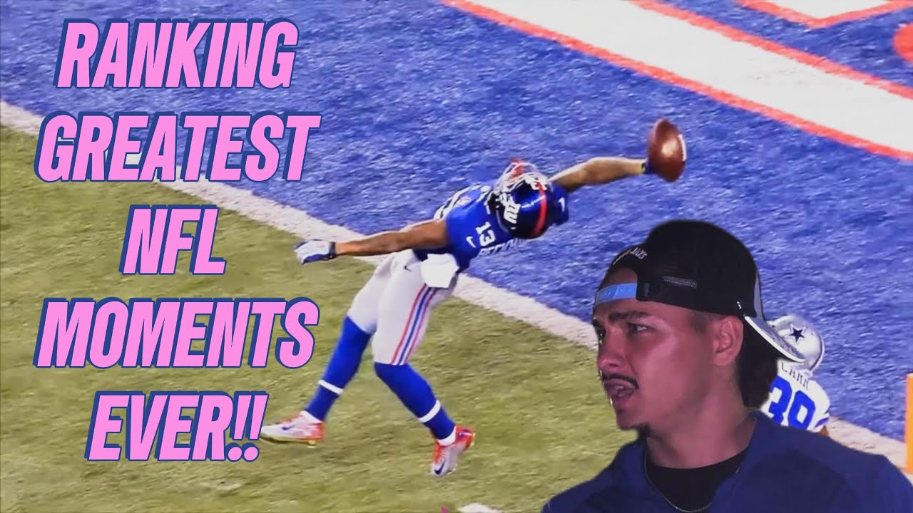 Ranking Greatest NFL Moments EVER!! YouTube