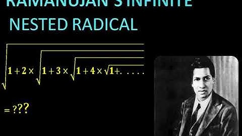 SRINIVASA RAMANUJAN