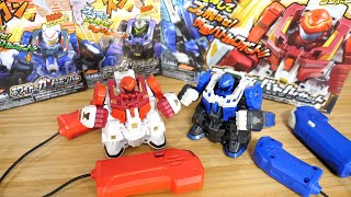 ロボットバトルホビーが進化し過ぎ！対CPU戦で１人でも遊べる！ブッとばしてブッ飛ばせ！人機一体ブットバスター ブッ飛ばしバトルセット