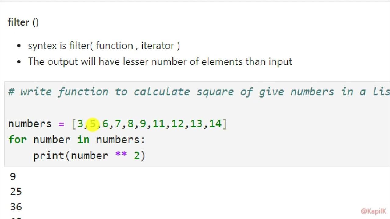 Python Lecture 18 | Higher Order Functions | NMD Pvt Ltd. Data ...