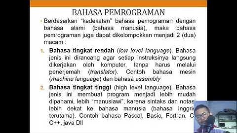 Struktur Bahasa Pemrograman Komputer