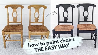 How to paint chairs the quick and easy way