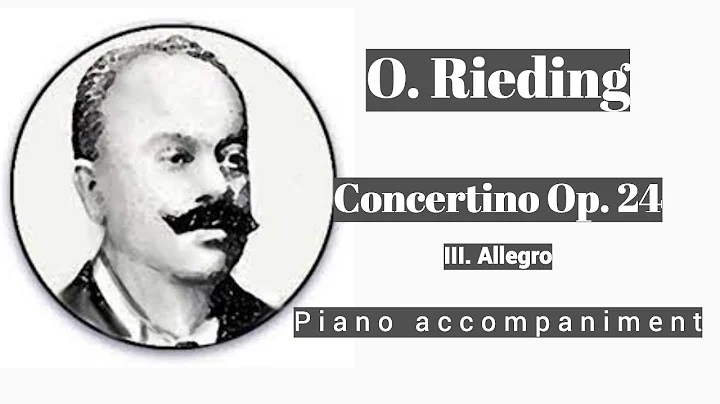 Rieding - Violin Concertino in G major, Op. 24 - III. Allegro - Piano Accompaniment