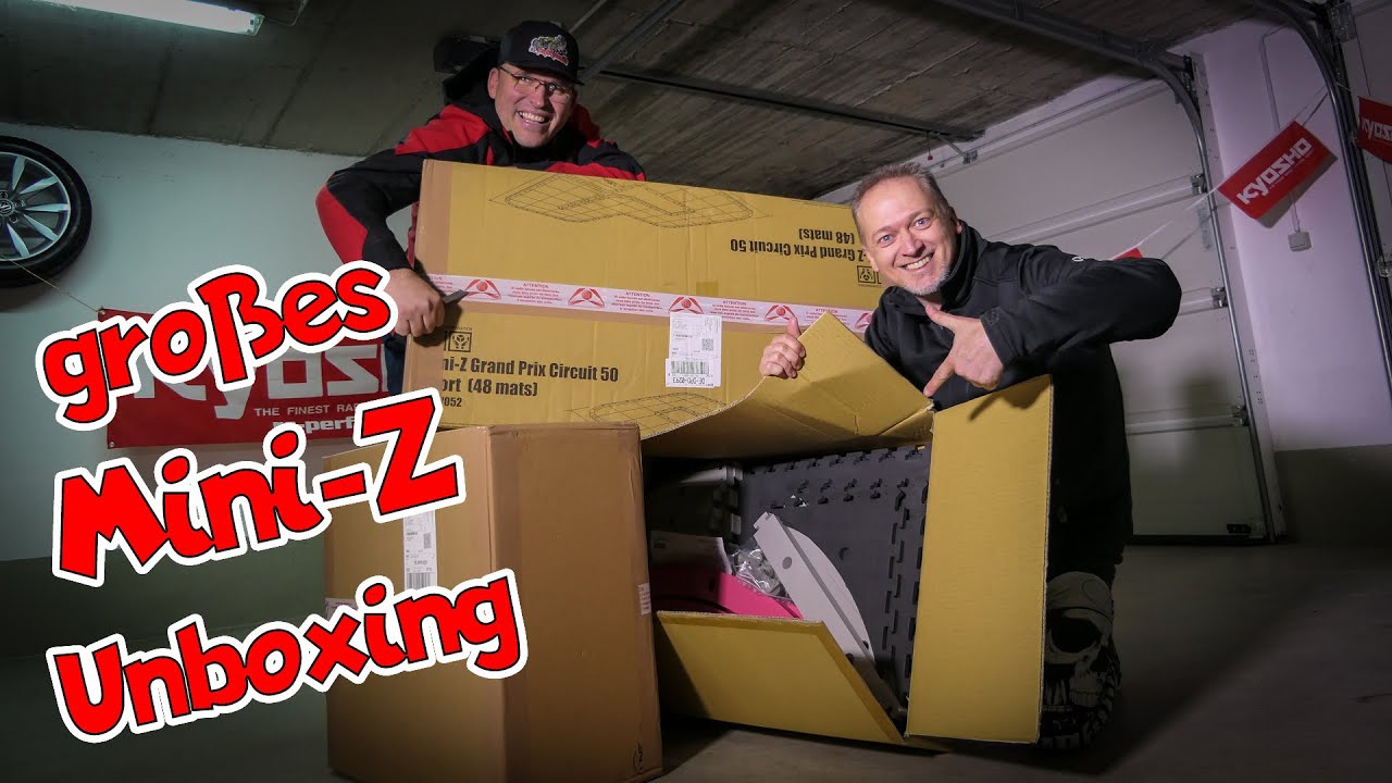 Mini-Z Grand Prix Circuit 50 Unboxing und Test