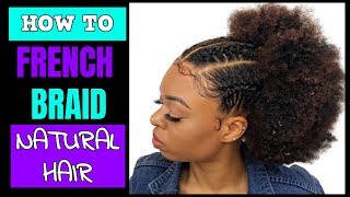 How i learned to french braid my natural hair. know braiding can be
tough! hopefully it will help you all. this is also a part 3 of hair
puff st...