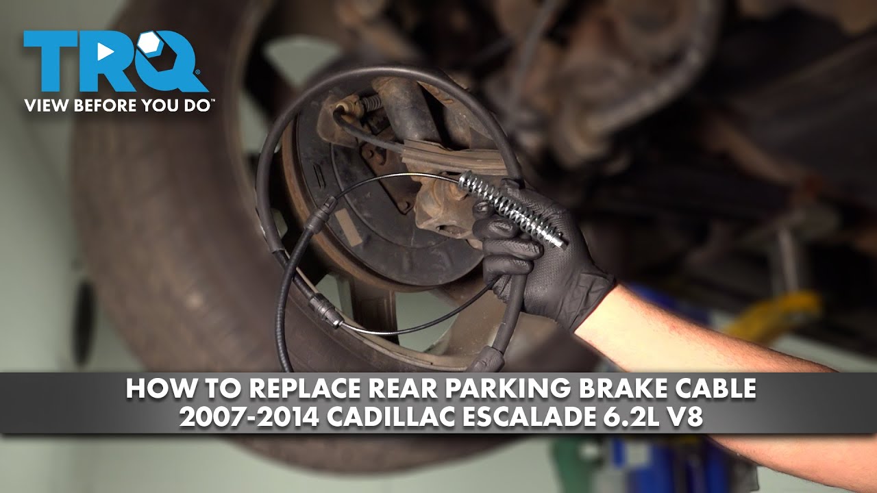 How to Replace Rear Parking Brake Cable 2007-2014 Cadillac Escalade 6.3L V8