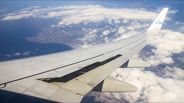 KLM Boeing 737-800 FULL FLIGHT TIMELAPSE | Amsterdam - Nice
