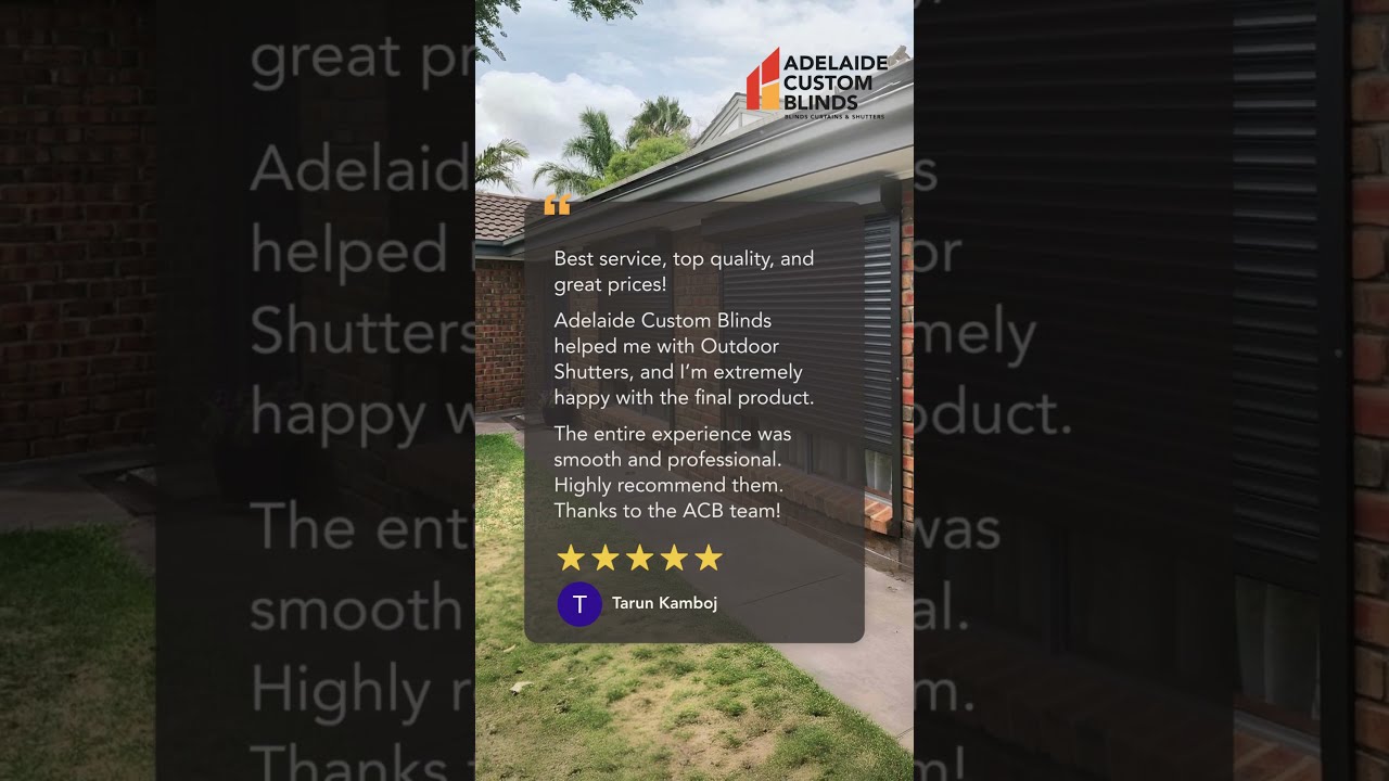 🌟 5-Star Outdoor Shutter Upgrade!  