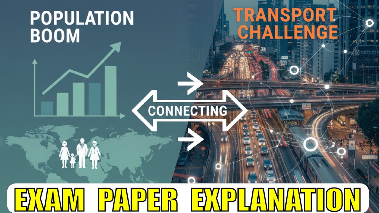 GEOGRAPHY  (TRANSPORT & POPULATION )  EXAM PAPER  EXPLANATION