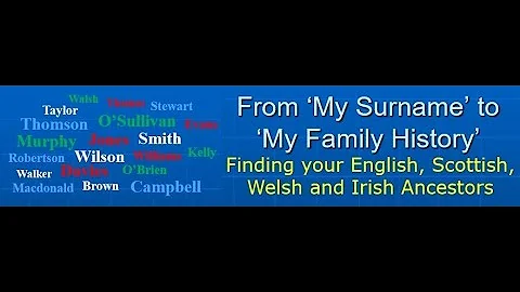 Nationality of Surnames: From Last Name to Family History