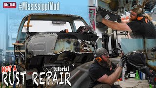 This is NOT a SQUAREBODY RUST REPAIR tutorial...but Mike saves the build!