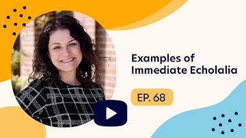 Examples of Immediate Echolalia | Ep. 68 | Highlight