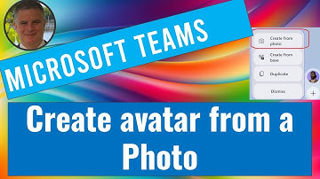 How to create an avatar from a Photo in Microsoft Teams ?