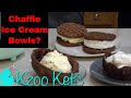 Keto Ice Cream Chaffle Bowls & Sandwiches - Have You Tried Them?