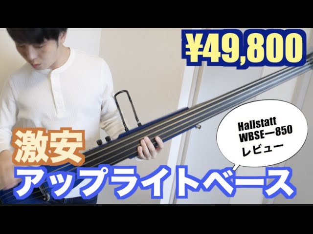 【49800円】お手頃価格のアップライトベースを弾いてみた【Hallstatt WBSE-850】