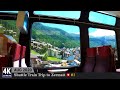 ZERMATT 4K Switzerland 🇨🇭 Ep#2 - A Shuttle Train Trip from Täsch to Zermatt on a Sunny Summer Day