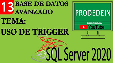 Tema 13: SQL SERVER AVANZADO - Uso de Trigger