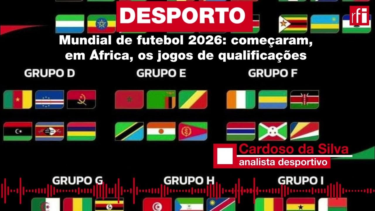 Mundial de futebol 2026: começaram, em África, os jogos de qualificações -  Desporto