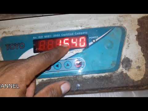 weight machine circuit board display problem pat2 - YouTube
