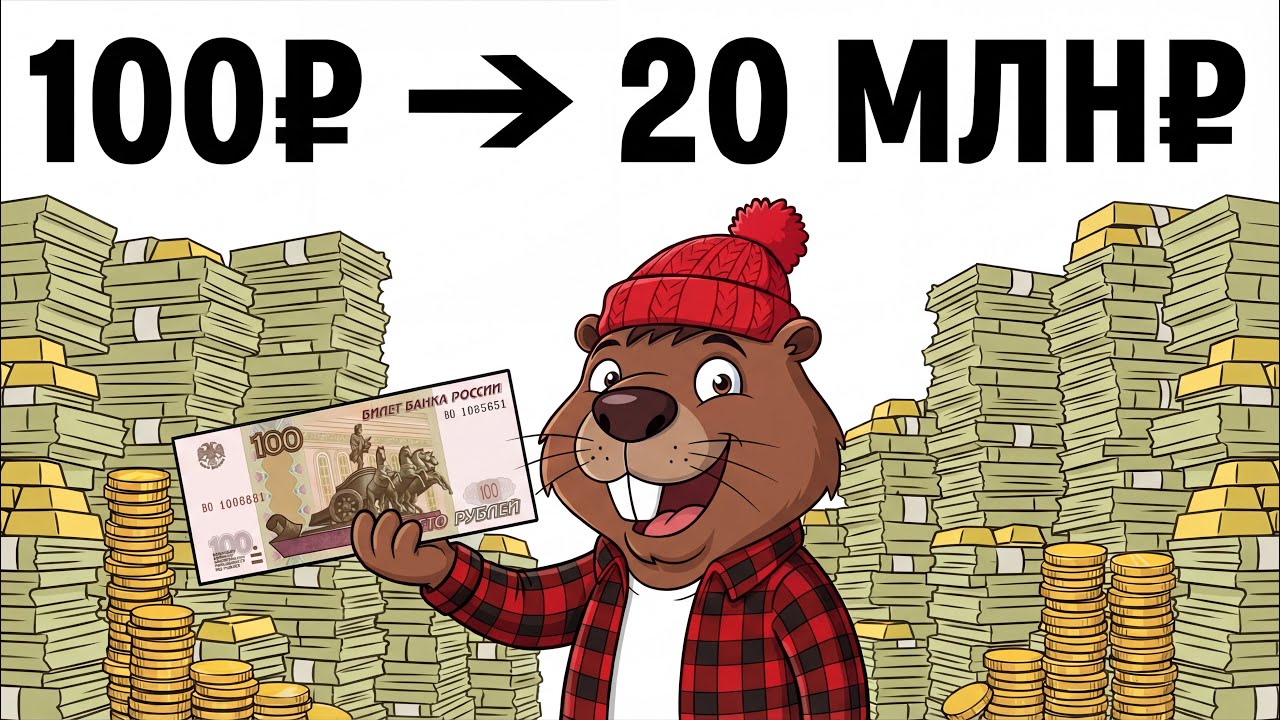 Всего 100 рублей в день: Как мелочь в кармане сделает тебя миллионером? (Сила Времени)