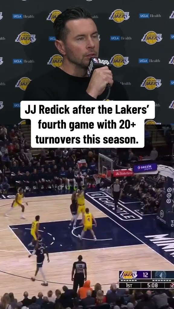 JJ Redick was nearly at a loss for words describing the Lakers' ongoing turnover issues ?