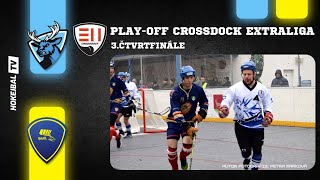 Play-off CROSSDOCK Extraligy hokejbalu | SK Hokejbal Letohrad vs. HC Kert Park Praha |3. Čtvrtfinále