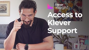How to access official Klever support | Klever Insight
